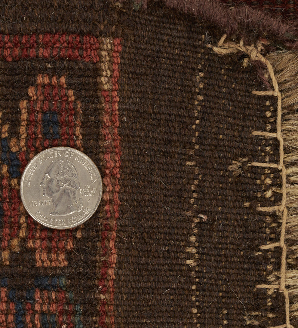 Lot 921: 3 Antique Turkman Weavings: Ersari Ensi, Chuval, & Torba
