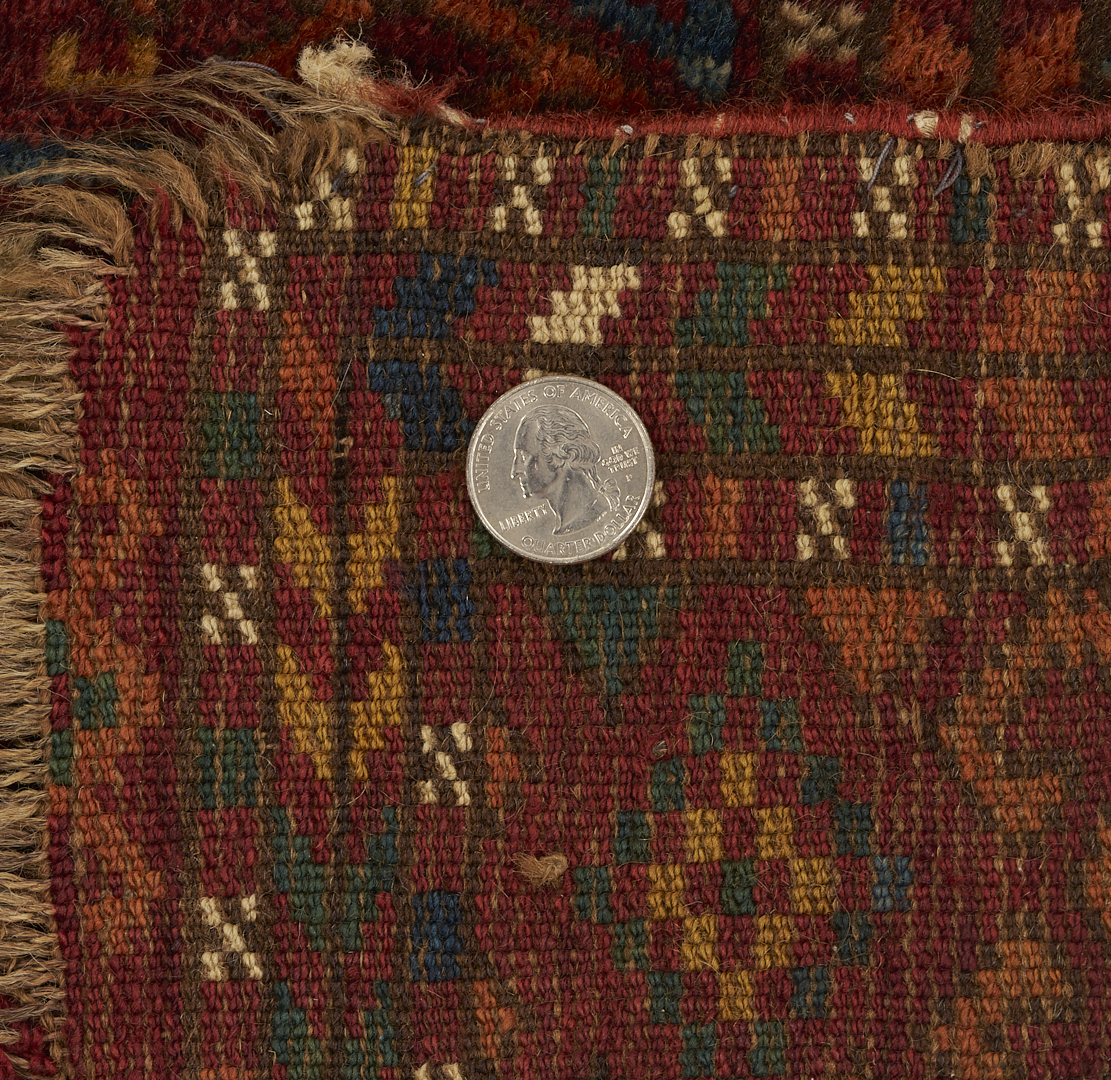 Lot 921: 3 Antique Turkman Weavings: Ersari Ensi, Chuval, & Torba