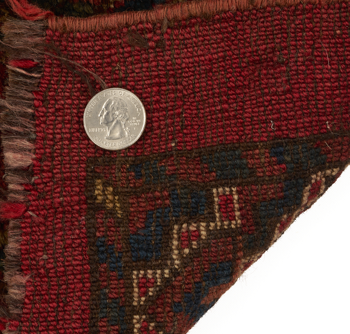 Lot 921: 3 Antique Turkman Weavings: Ersari Ensi, Chuval, & Torba