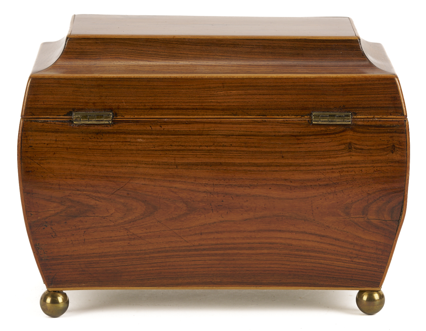 Lot 922: 2 English Mahogany Tea Caddies