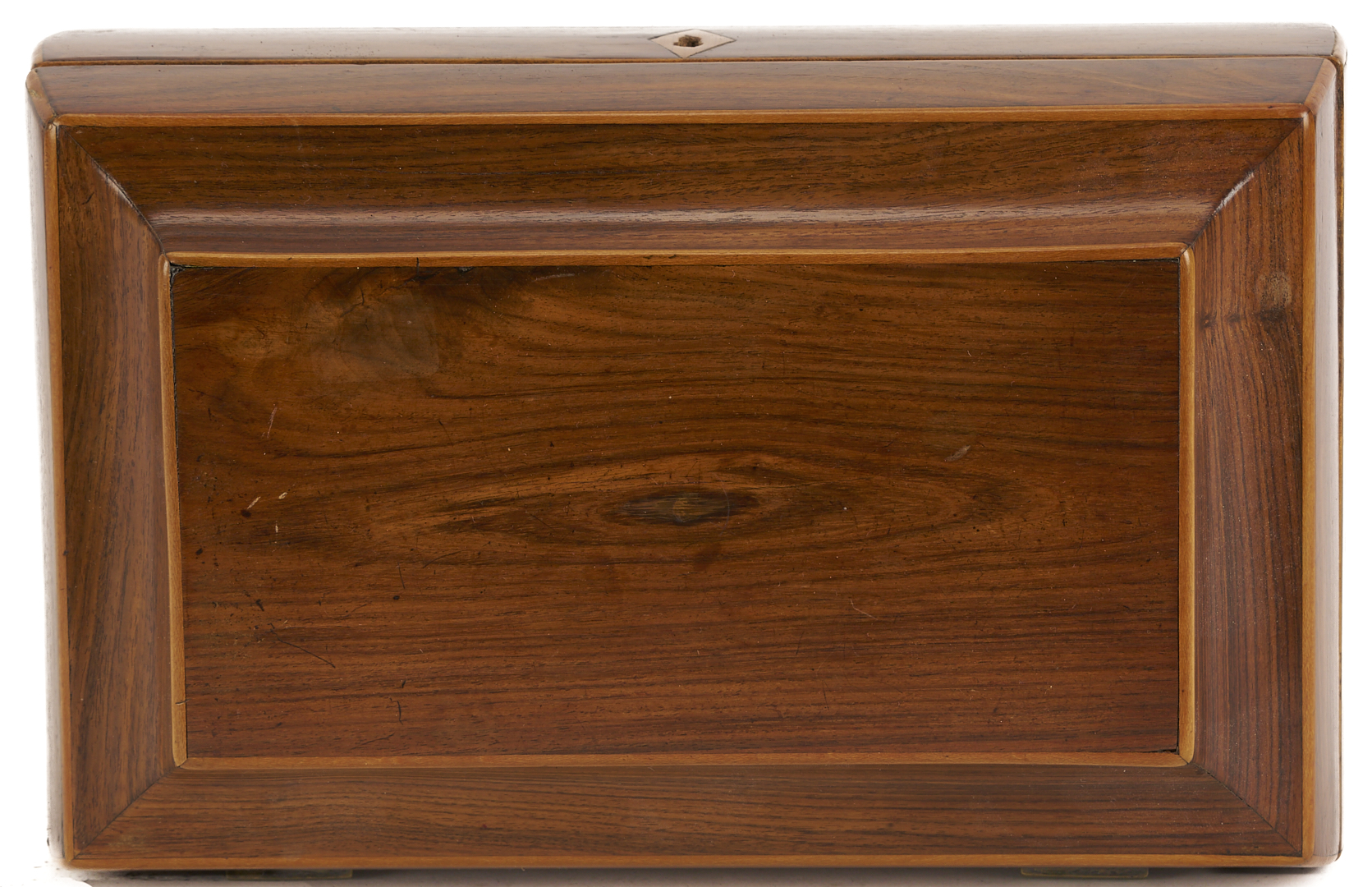 Lot 922: 2 English Mahogany Tea Caddies