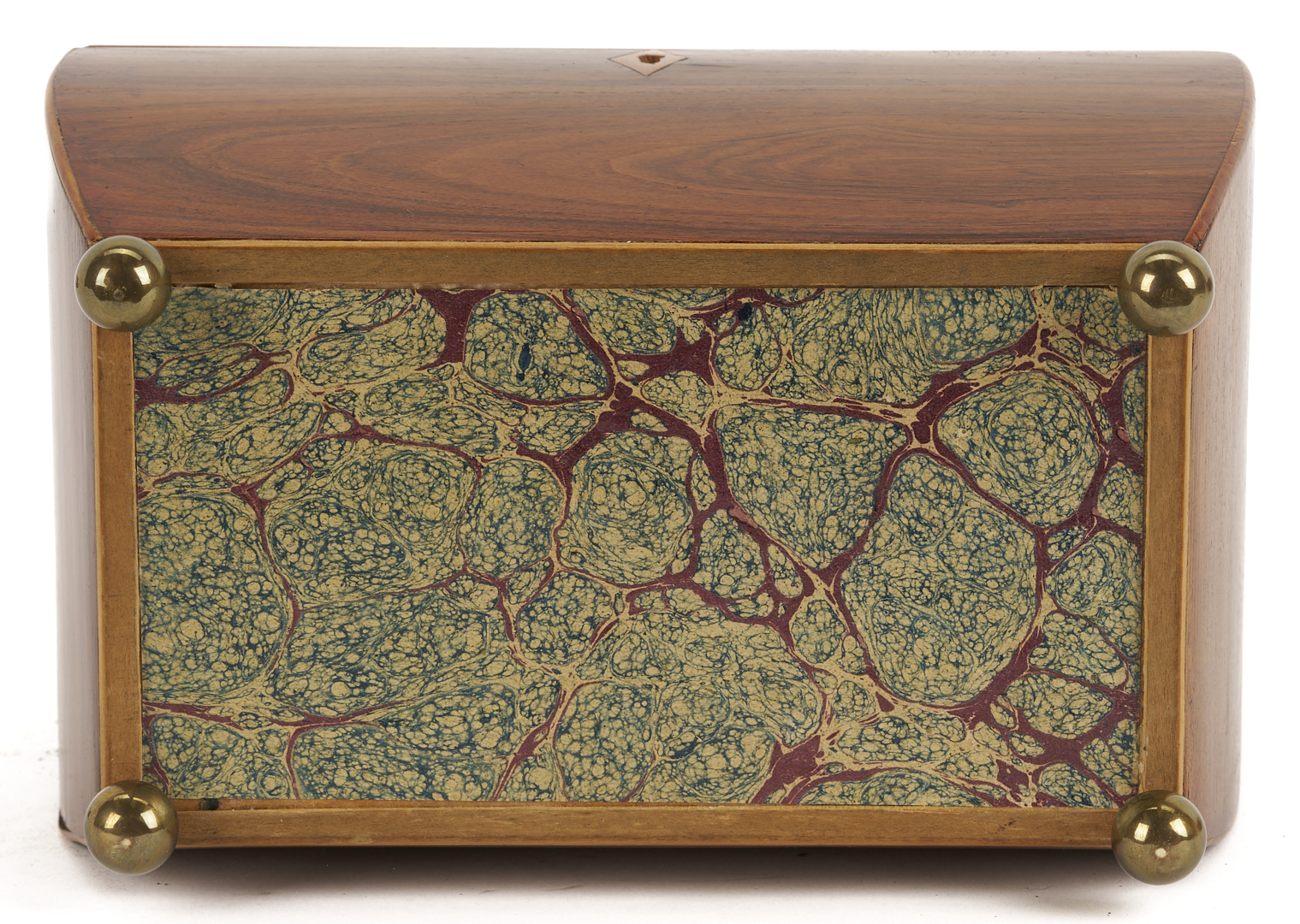 Lot 922: 2 English Mahogany Tea Caddies