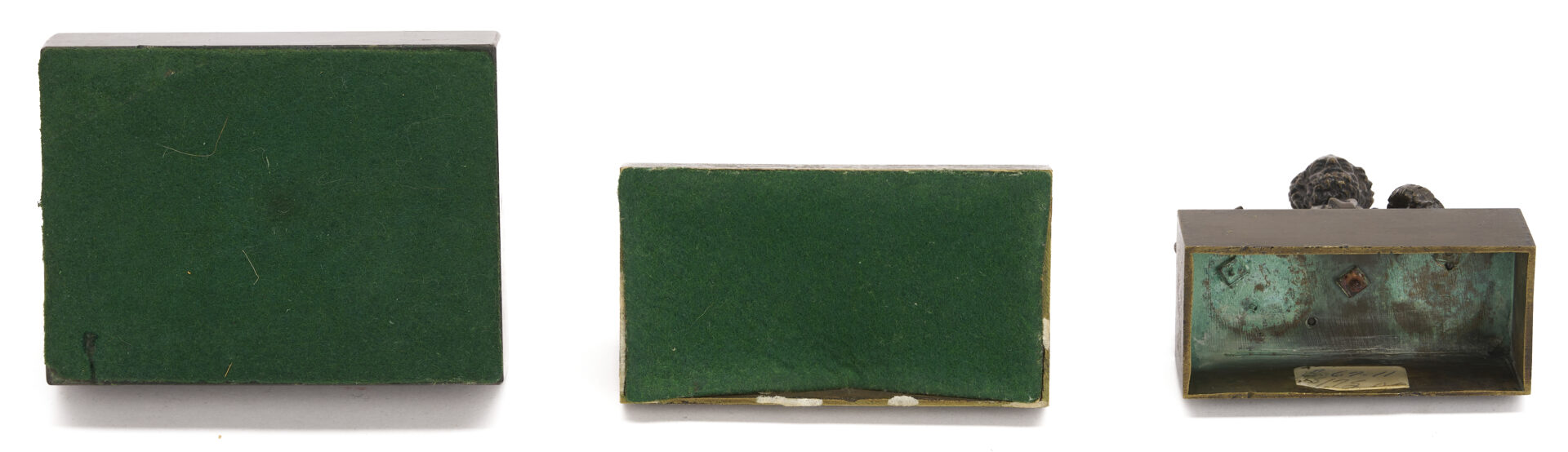 Lot 923: 3 Grand Tour Items: Homer Inkwell, Bronze Bust of Dante & Wax Portrait