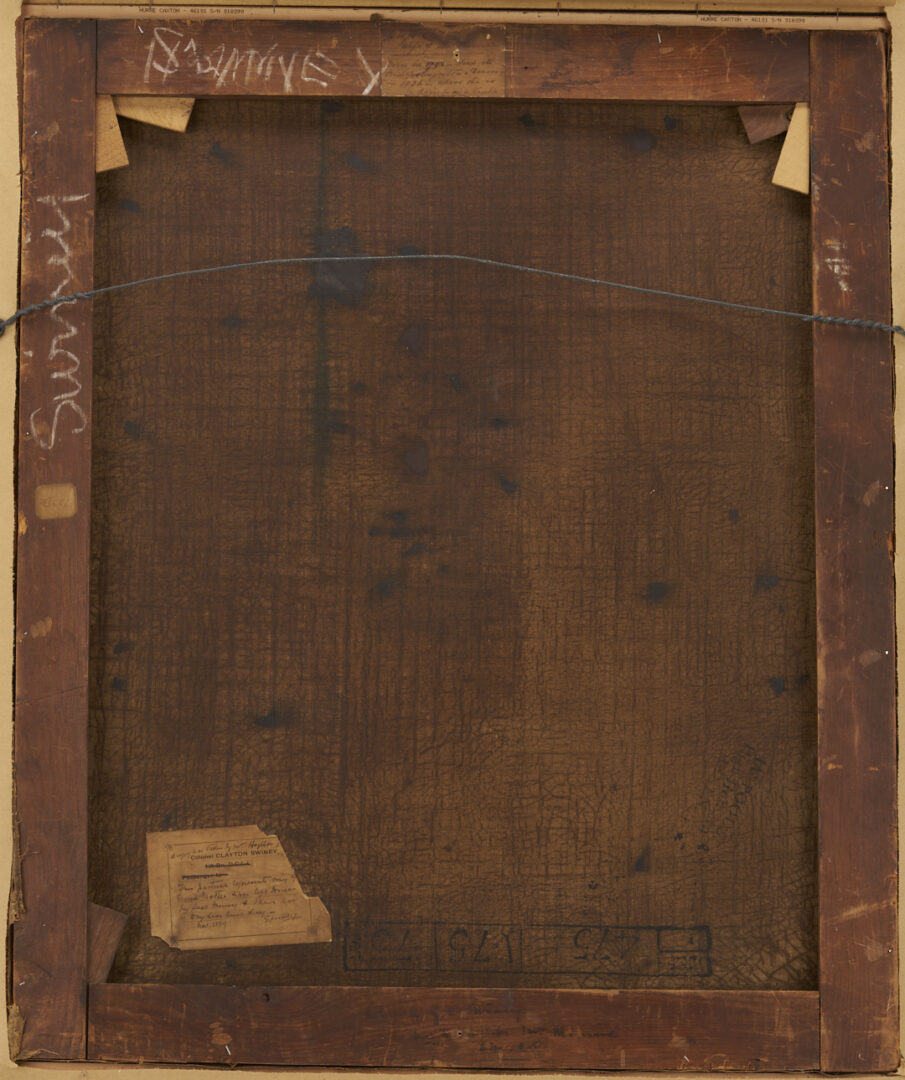 Lot 927: 2 British Portraits incl. Bless Palmer, Swiney Family/Devon Interest