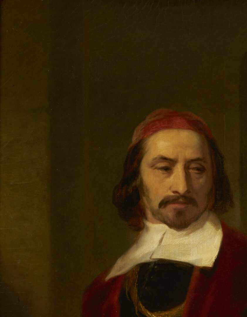 Lot 929: Sir John Gilbert O/C, Cardinal Mazarin & Pleading Woman