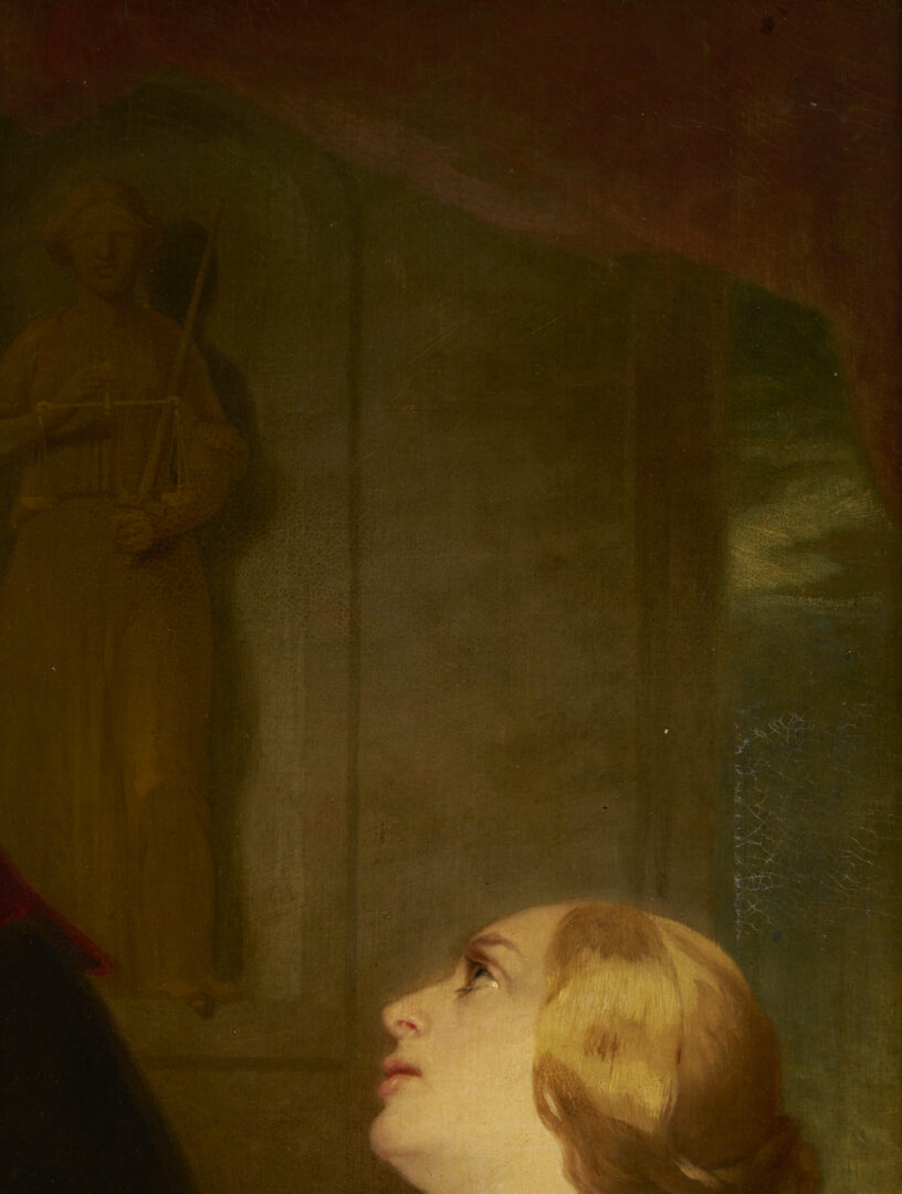Lot 929: Sir John Gilbert O/C, Cardinal Mazarin & Pleading Woman