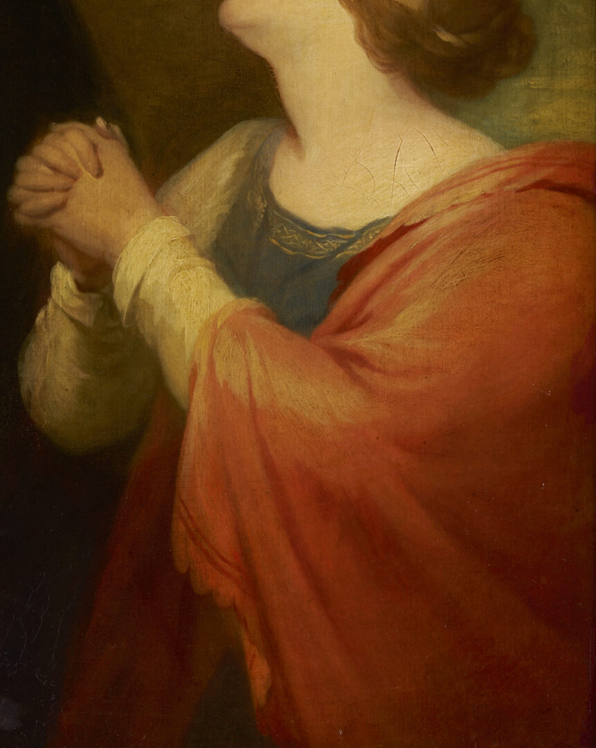 Lot 929: Sir John Gilbert O/C, Cardinal Mazarin & Pleading Woman