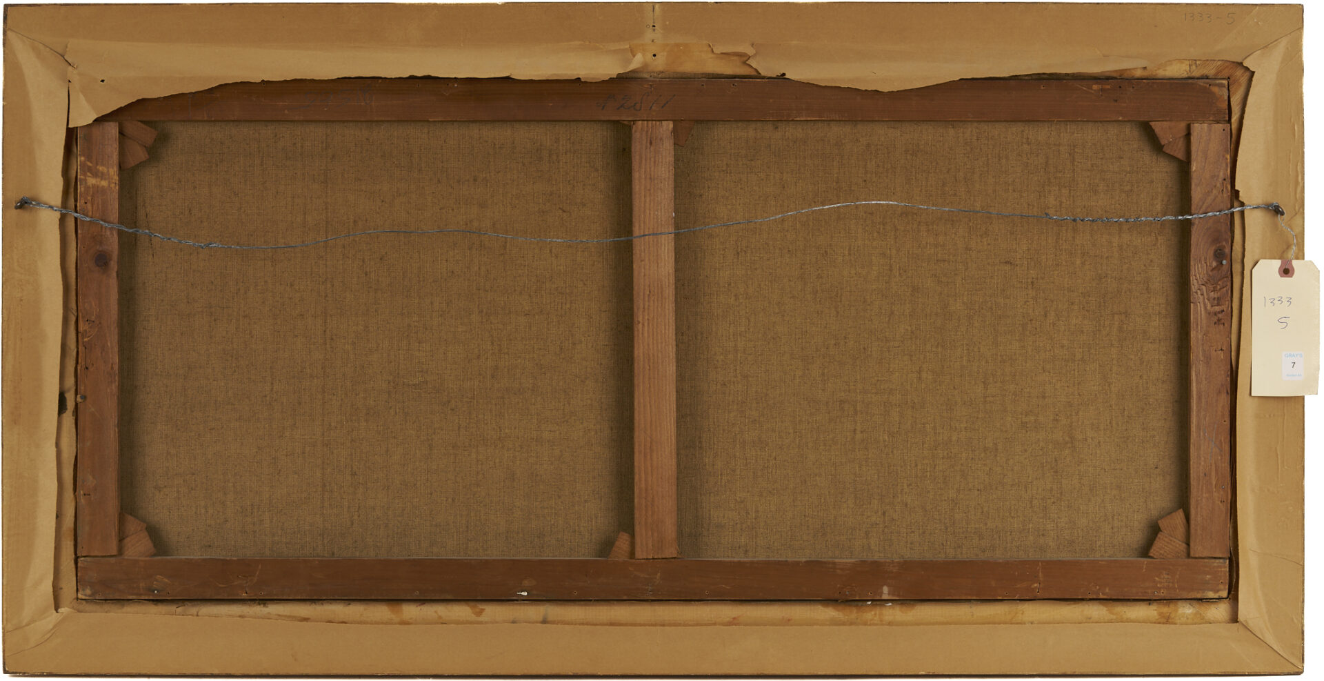 Lot 931: Continental O/C Painting, Harbor Scene