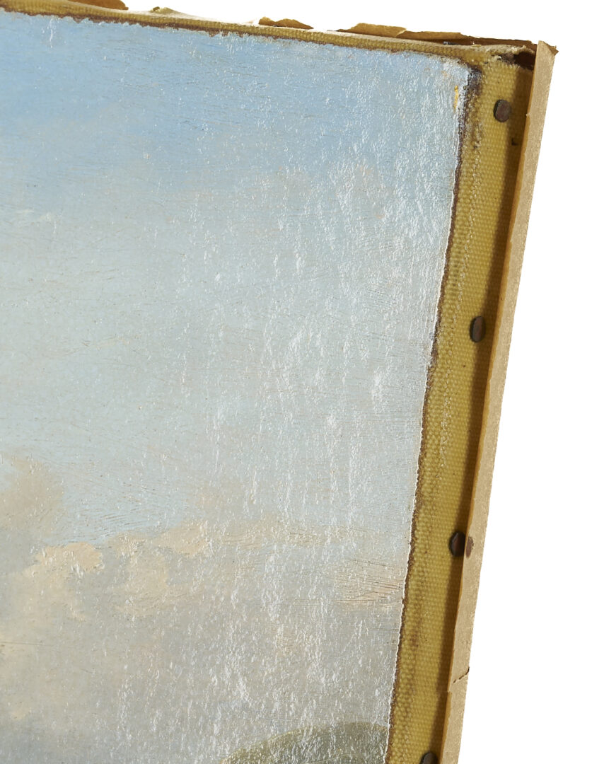 Lot 932: Edwin Hayes O/C Coastal Marine Painting