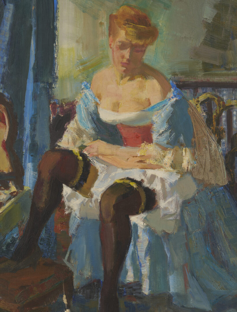 Lot 936: Louis Berthomme St. Andre O/C of a Woman
