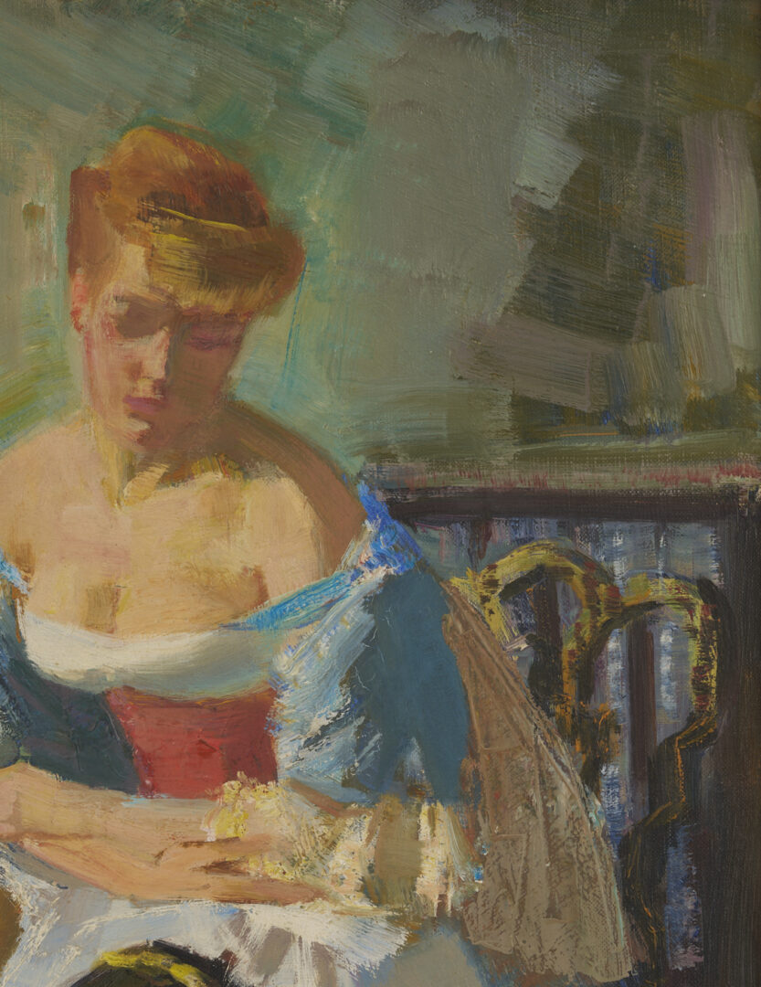 Lot 936: Louis Berthomme St. Andre O/C of a Woman
