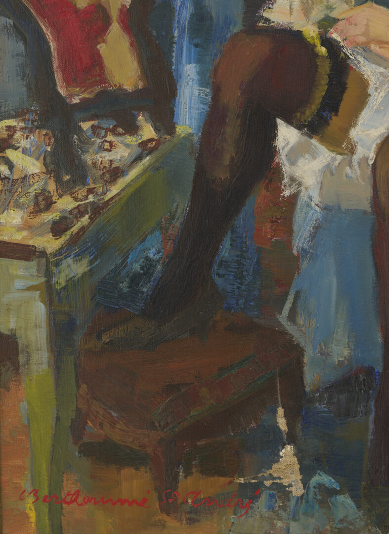 Lot 936: Louis Berthomme St. Andre O/C of a Woman