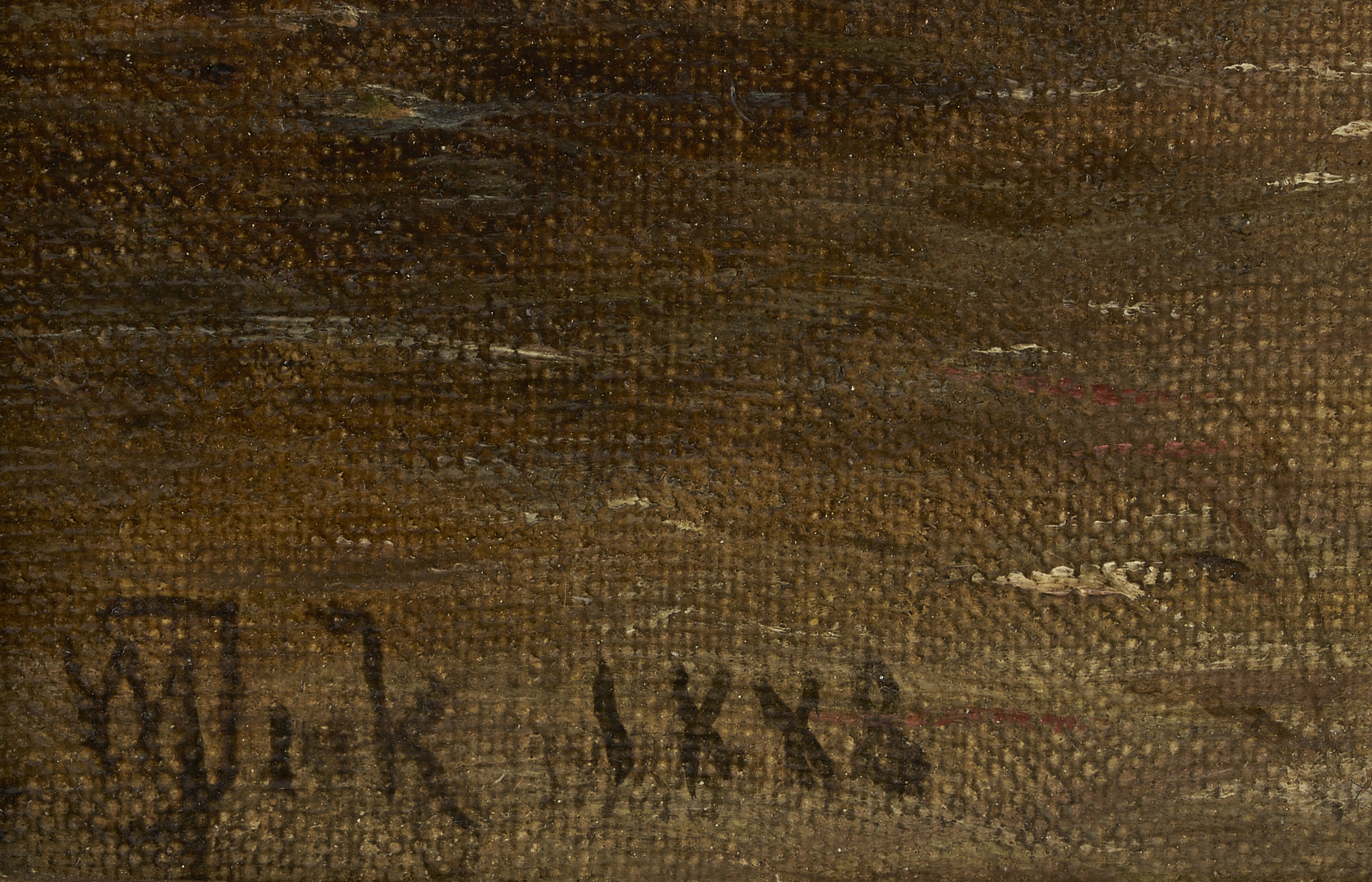 Lot 940: 19th C. O/C Painting of Windsor Castle, Poss. William Took