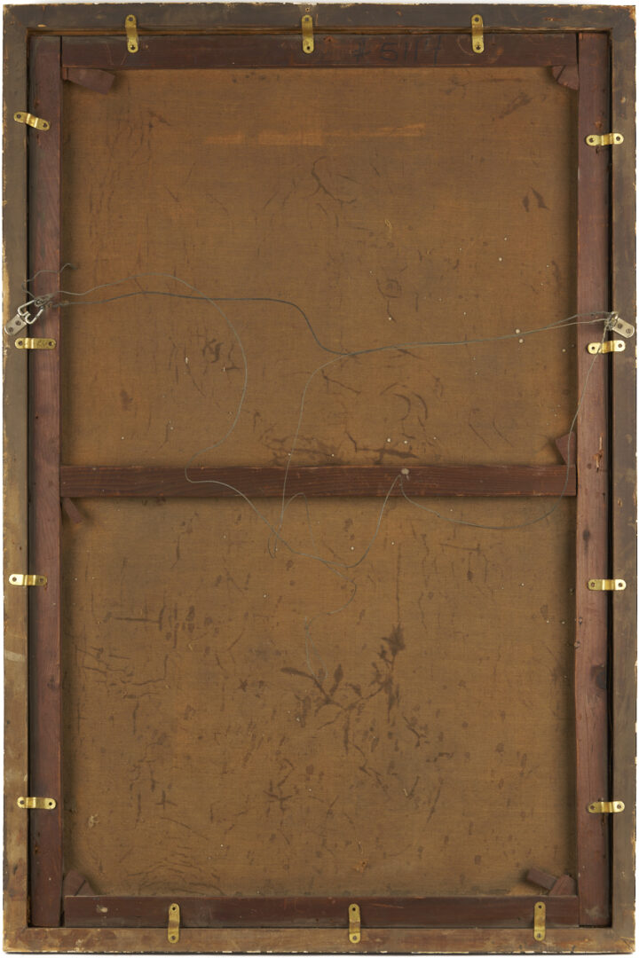Lot 942: Em Samarco O/C Painting of a Romani Musician