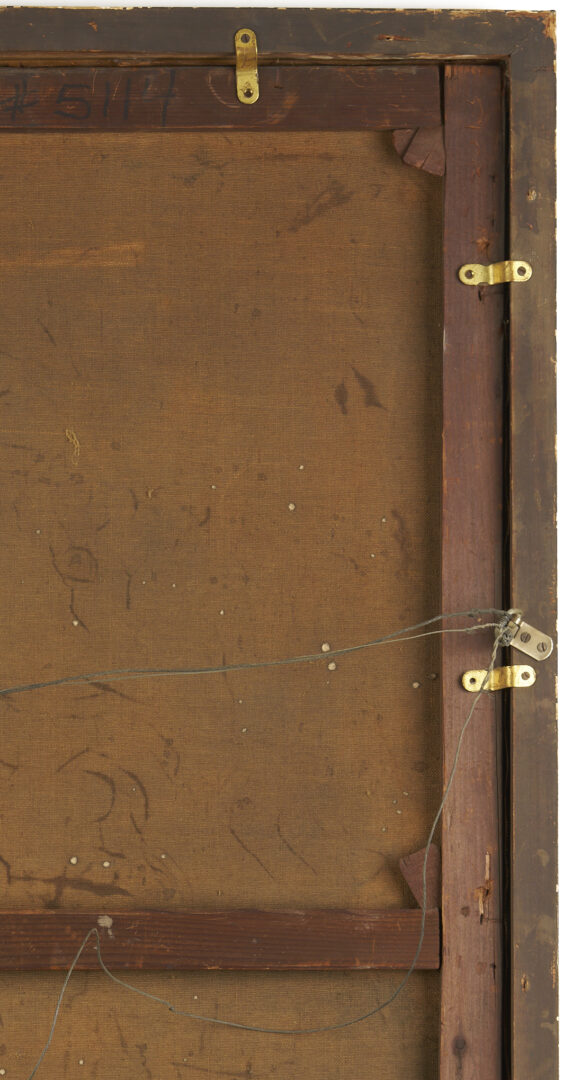 Lot 942: Em Samarco O/C Painting of a Romani Musician