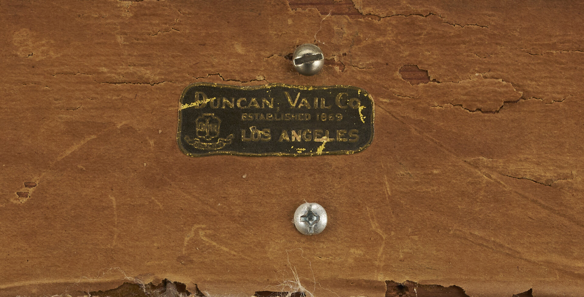 Lot 944: Emil Abrahamsen O/C Landscape, Duncan Vail frame