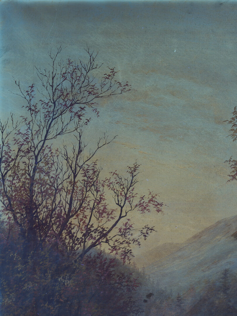 Lot 954: Oil on Canvas Autumn Landscape, signed Turner, poss. Southern