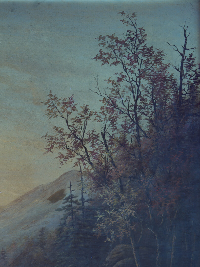 Lot 954: Oil on Canvas Autumn Landscape, signed Turner, poss. Southern