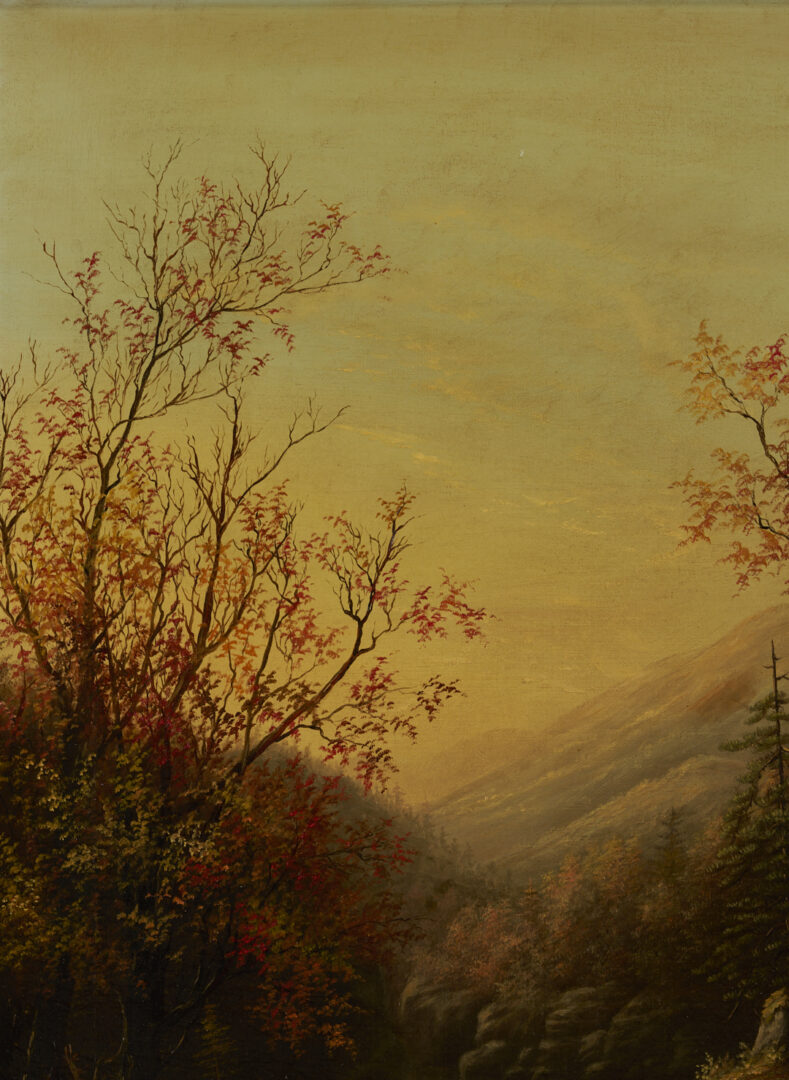 Lot 954: Oil on Canvas Autumn Landscape, signed Turner, poss. Southern
