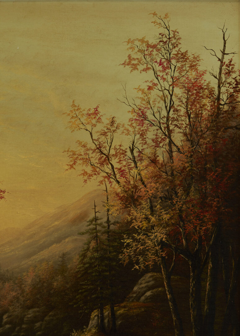 Lot 954: Oil on Canvas Autumn Landscape, signed Turner, poss. Southern