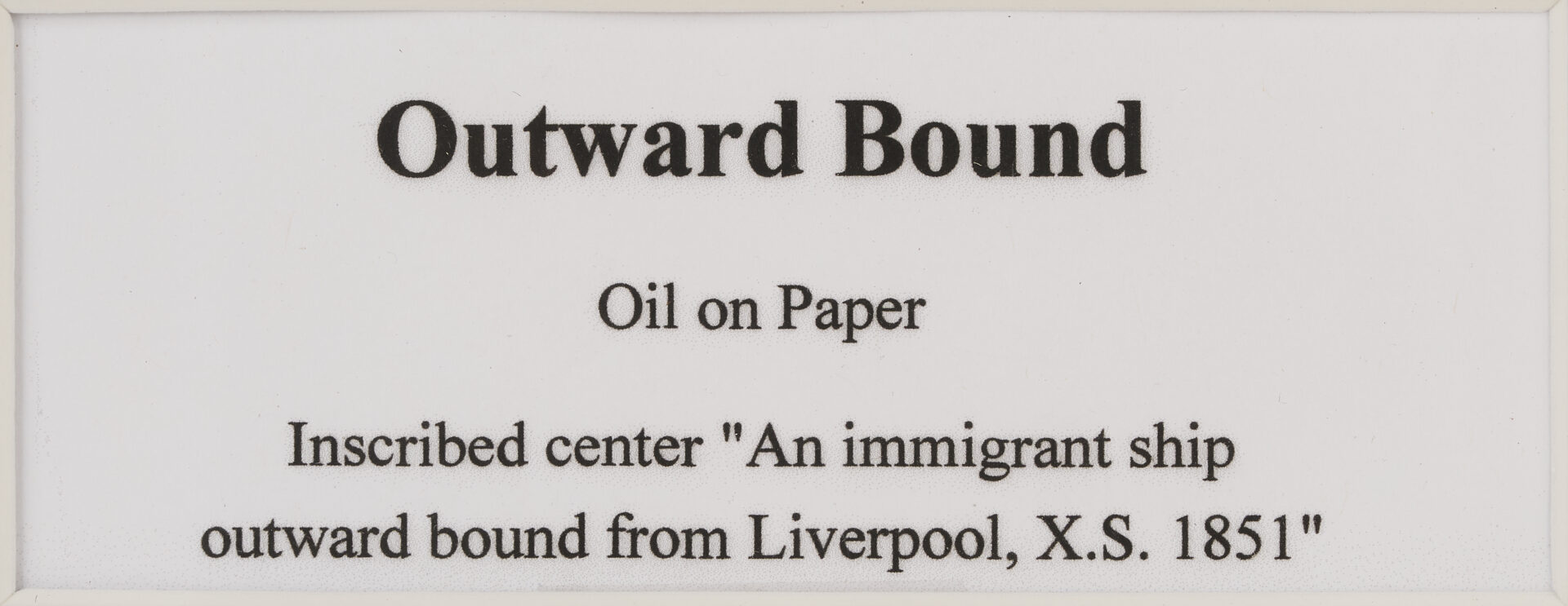 Lot 957: 2 Xanthus Smith Miniature Marine Paintings, Outward Bound & Edy Lighthouse, 1851