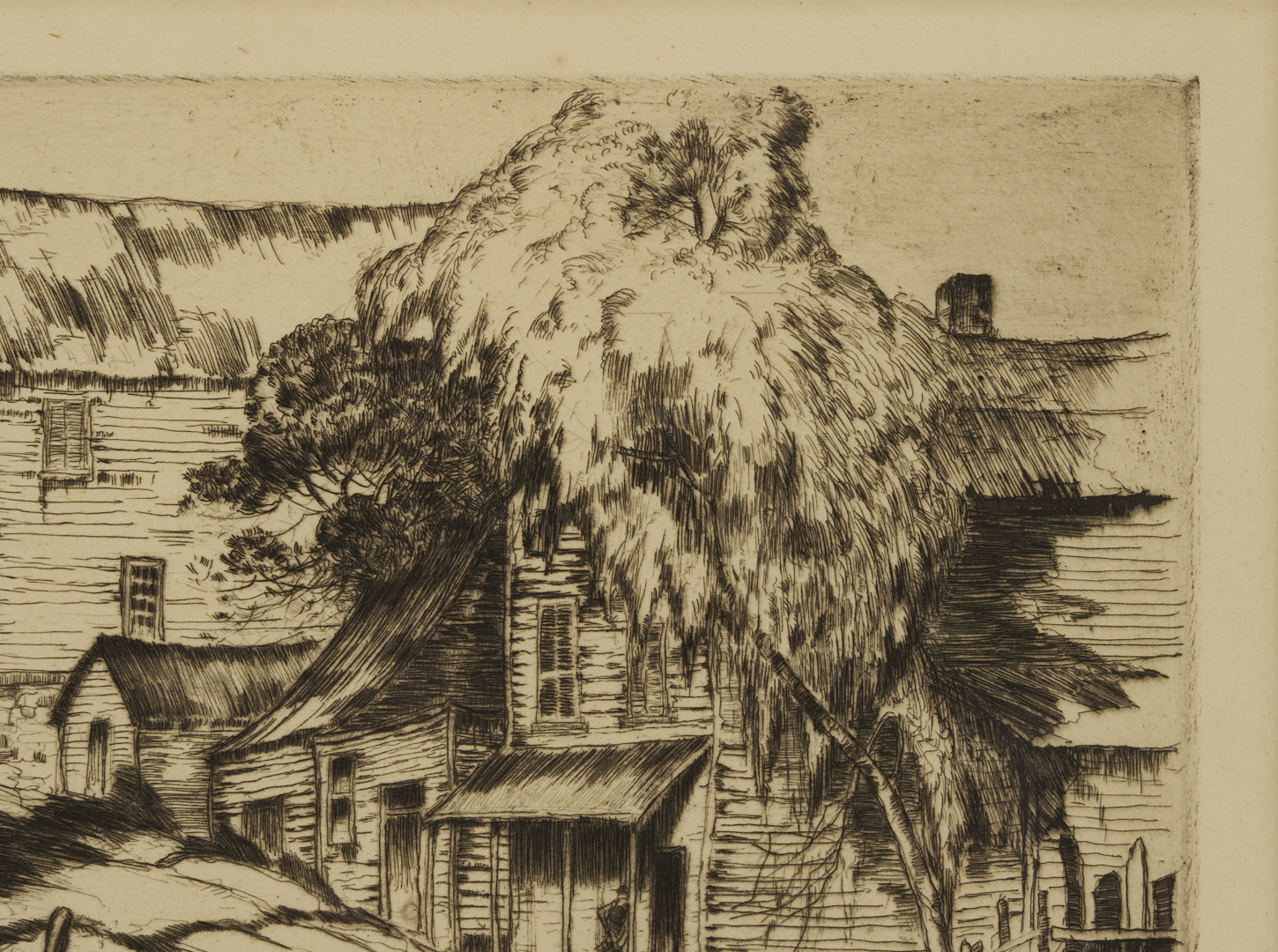 Lot 958: Alfred Hutty Etching, Little Italy, 1925