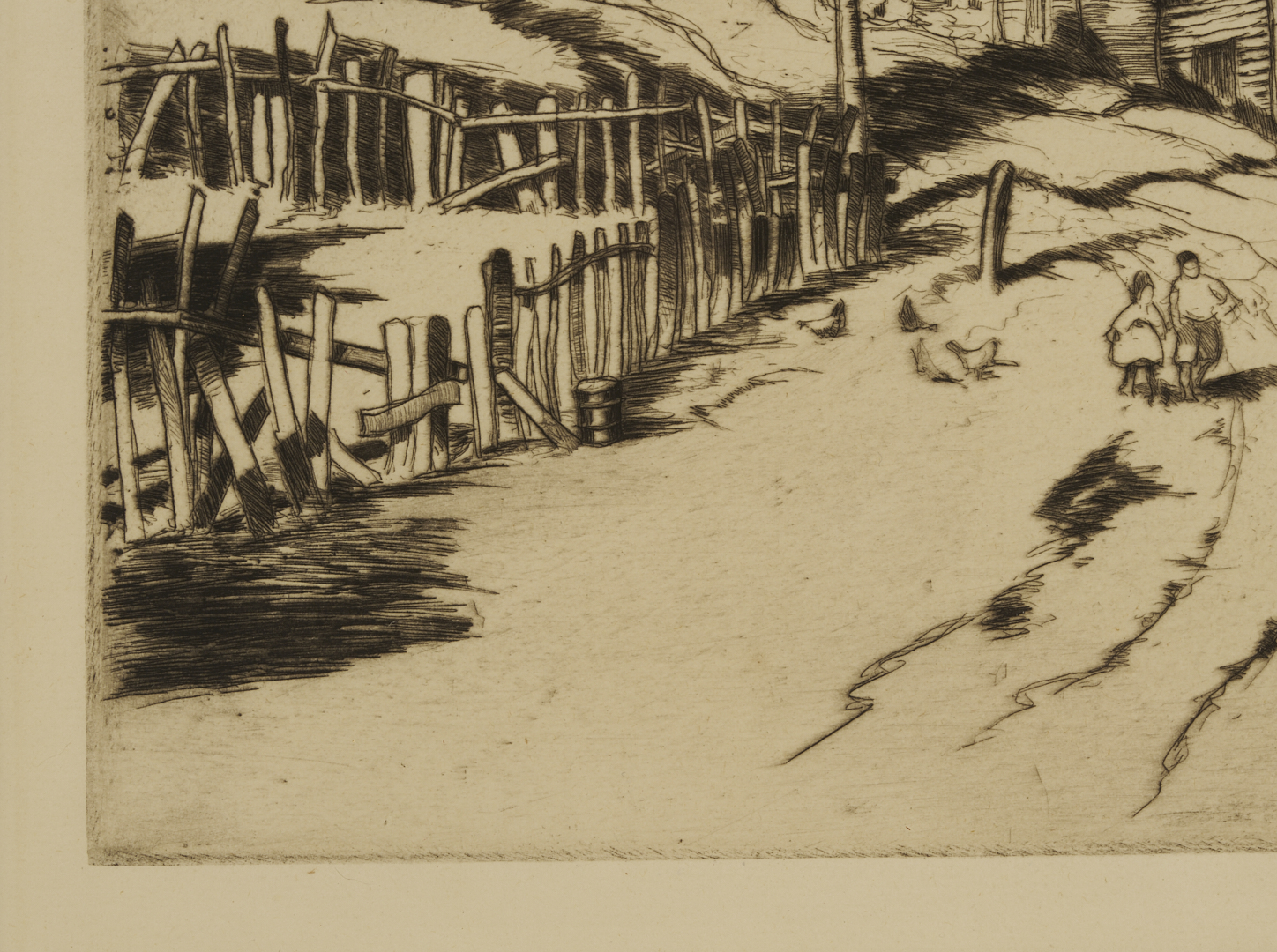 Lot 958: Alfred Hutty Etching, Little Italy, 1925