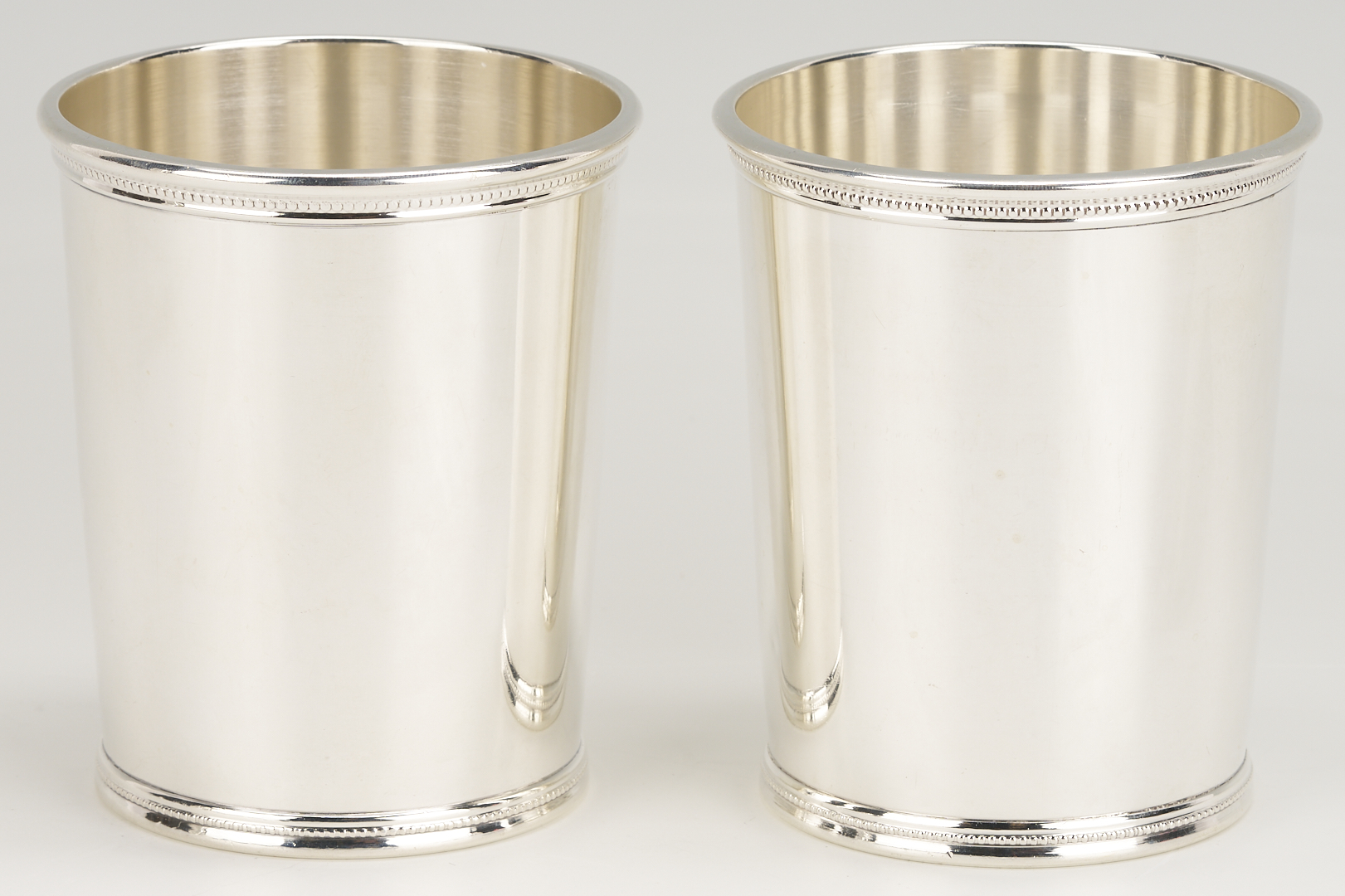 Lot 95: 8 Scearce KY Sterling Silver Julep Cups – JFK – Set #2