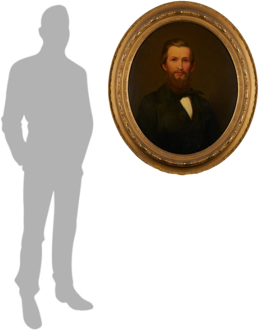 Lot 960: Portrait of John Bentley Halbert of Nashville, Attr. Washington Cooper