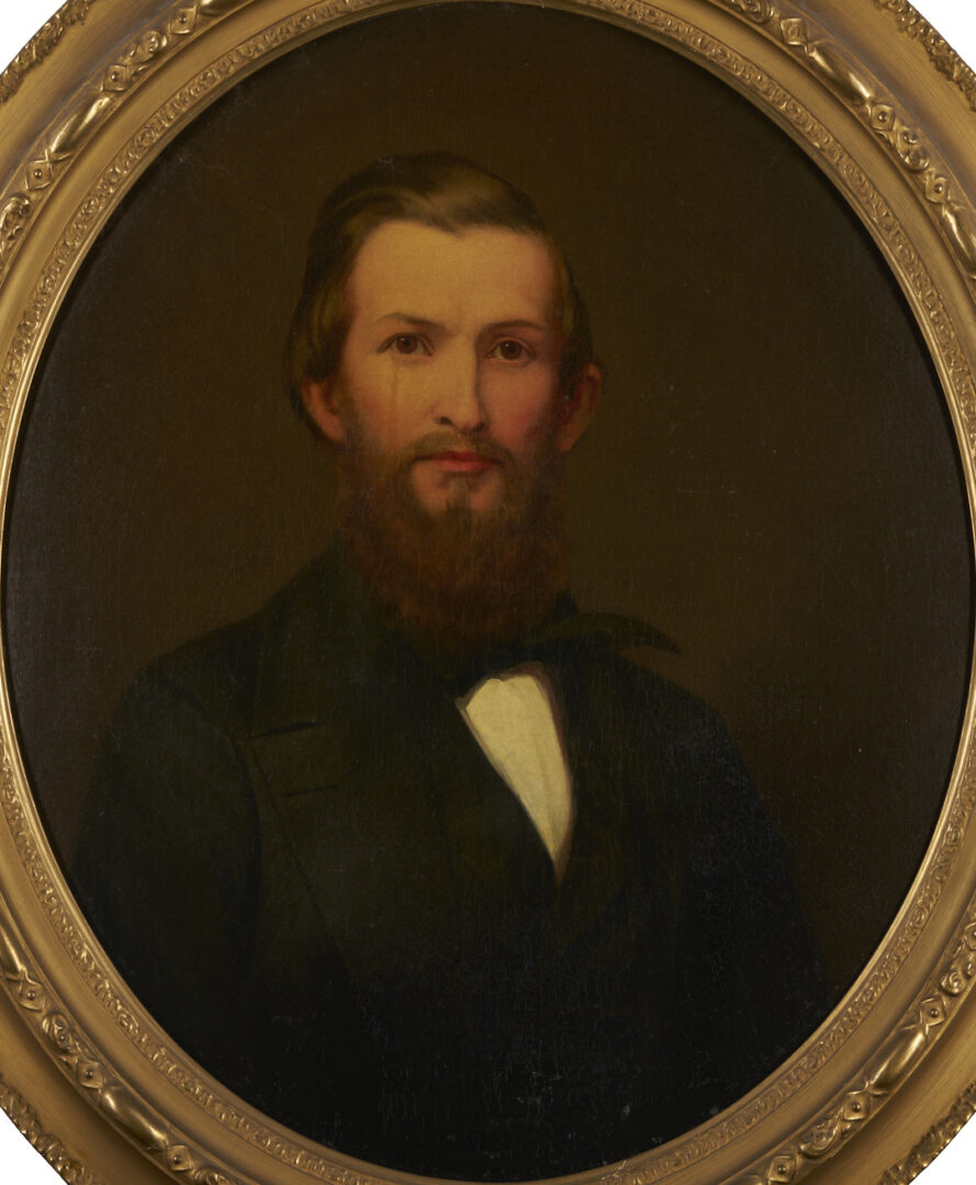 Lot 960: Portrait of John Bentley Halbert of Nashville, Attr. Washington Cooper