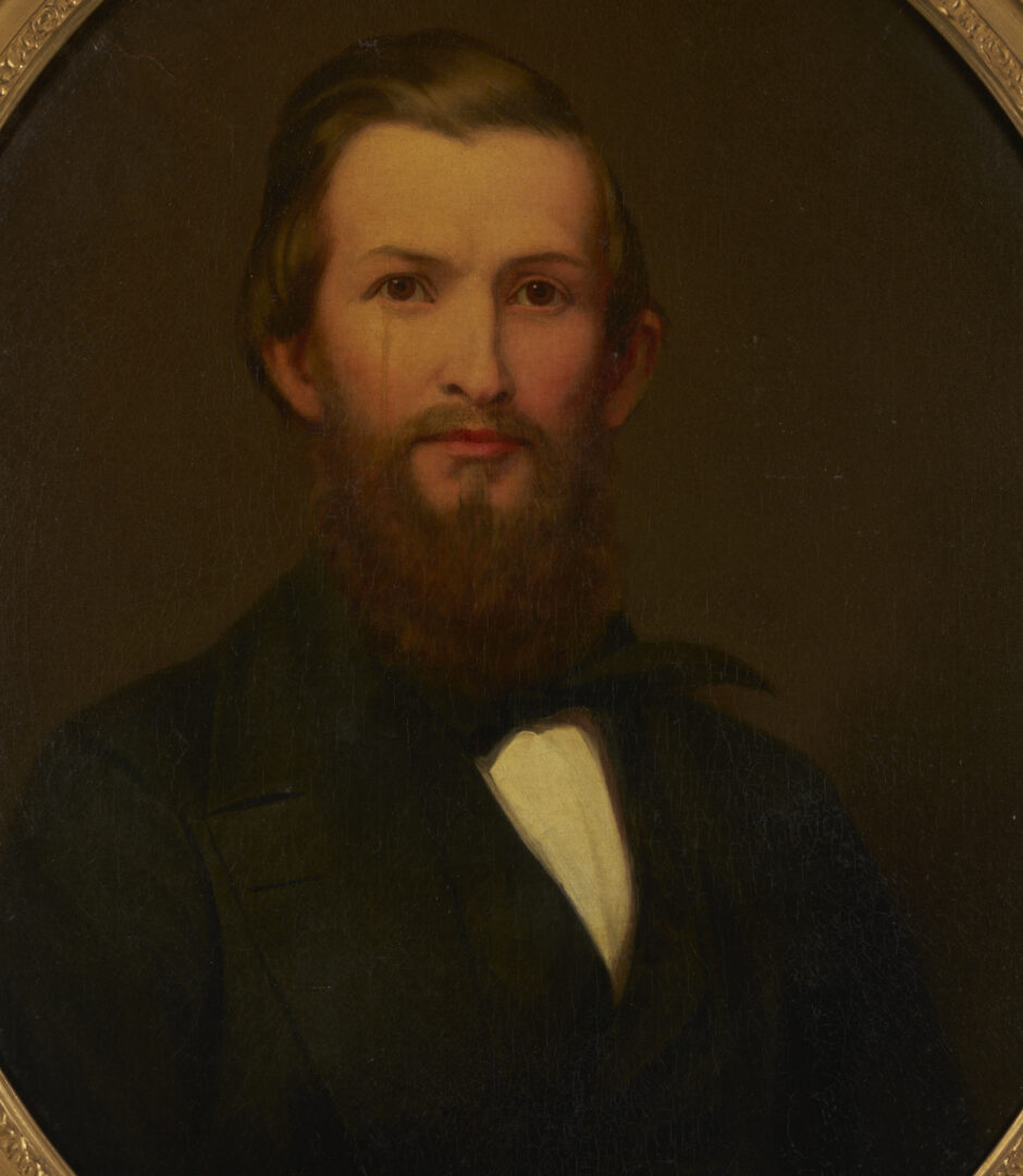 Lot 960: Portrait of John Bentley Halbert of Nashville, Attr. Washington Cooper