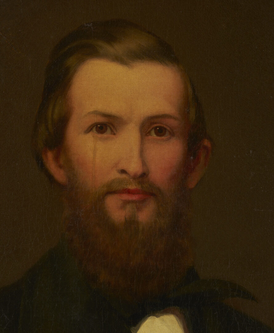 Lot 960: Portrait of John Bentley Halbert of Nashville, Attr. Washington Cooper