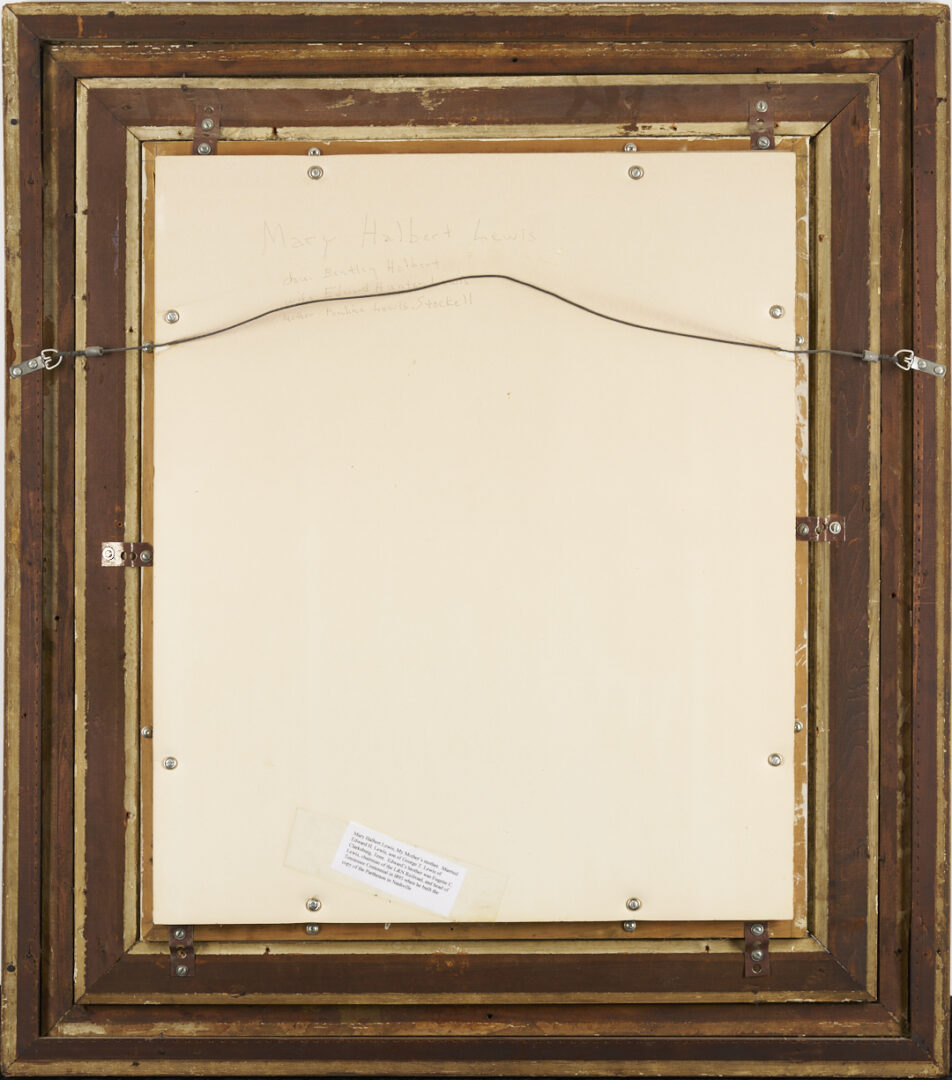 Lot 961: Portrait of Mary Halbert Lewis of Nashville & Nashville Female Academy Diploma
