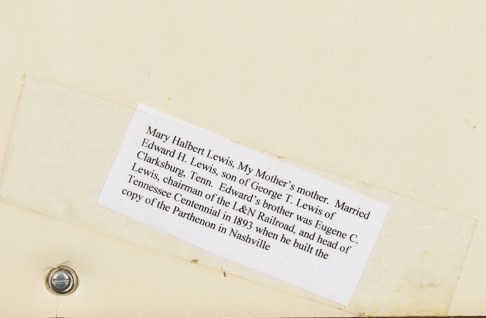 Lot 961: Portrait of Mary Halbert Lewis of Nashville & Nashville Female Academy Diploma