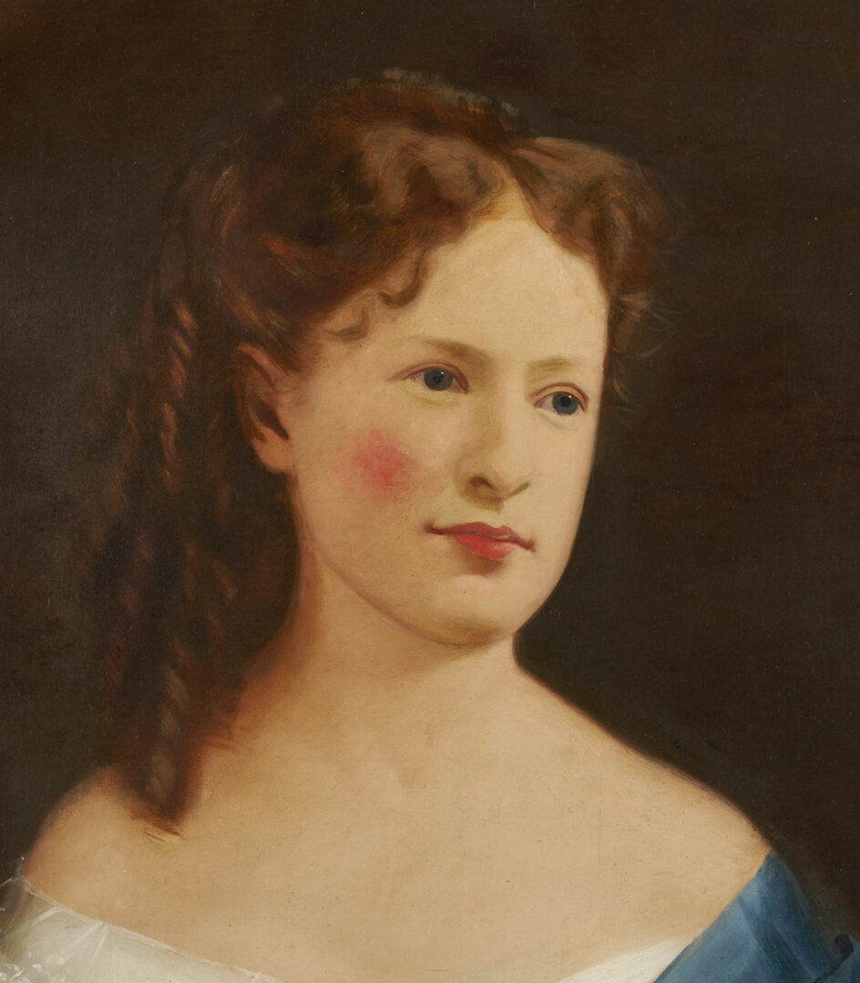 Lot 961: Portrait of Mary Halbert Lewis of Nashville & Nashville Female Academy Diploma