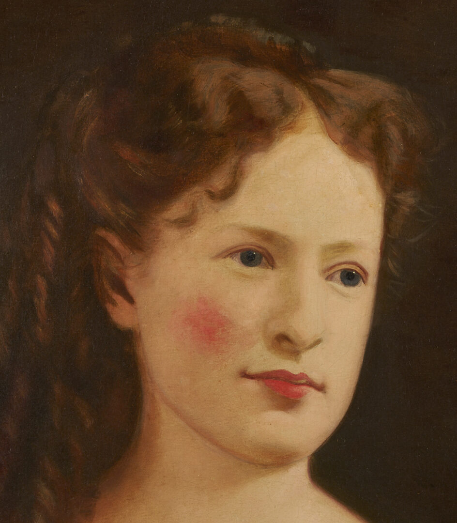 Lot 961: Portrait of Mary Halbert Lewis of Nashville & Nashville Female Academy Diploma
