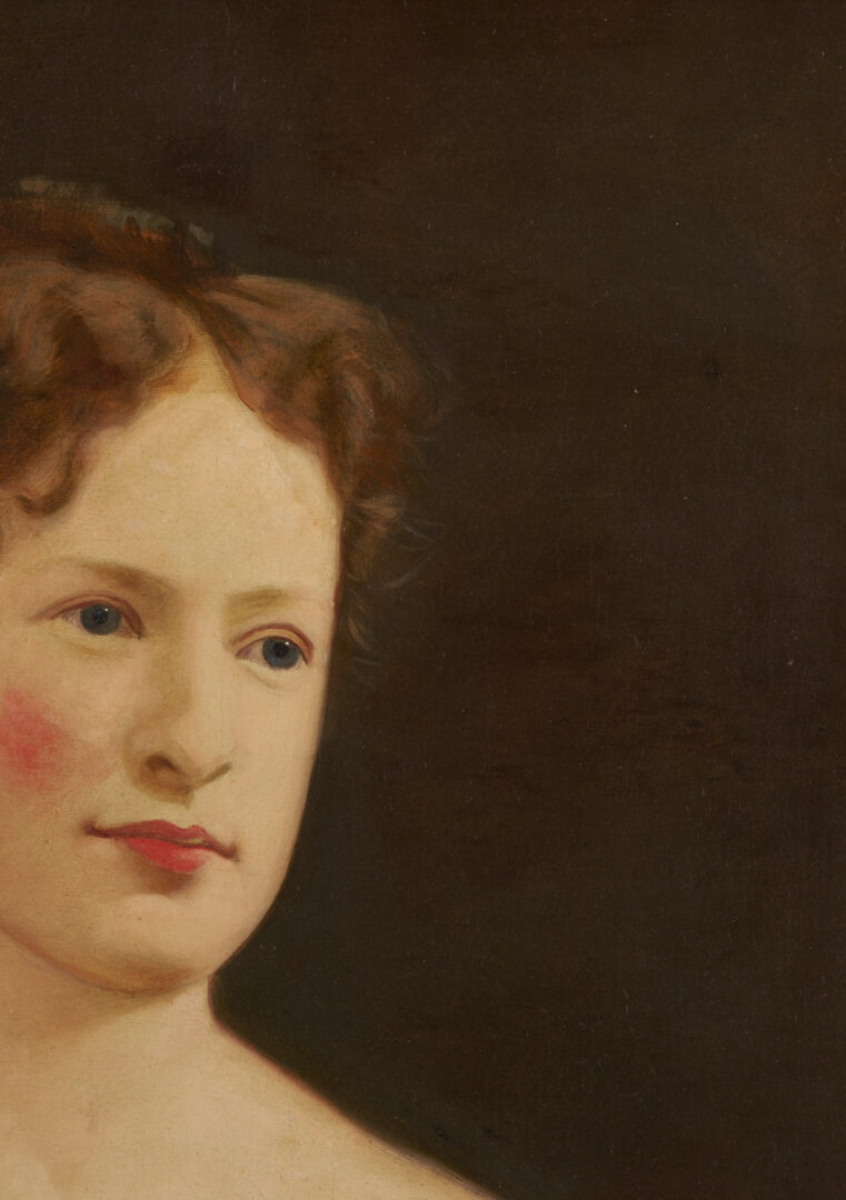 Lot 961: Portrait of Mary Halbert Lewis of Nashville & Nashville Female Academy Diploma