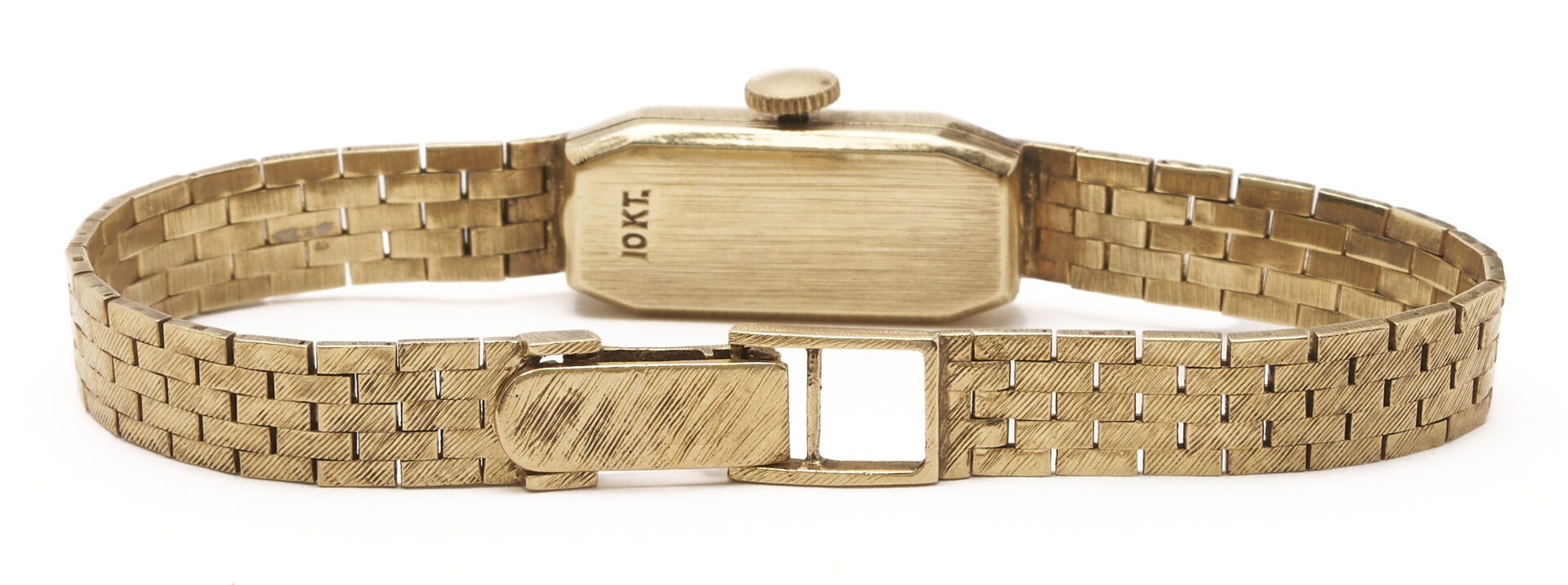 Lot 988: 10K Gold Ausan 17 Jewel Ladies Wrist Watch