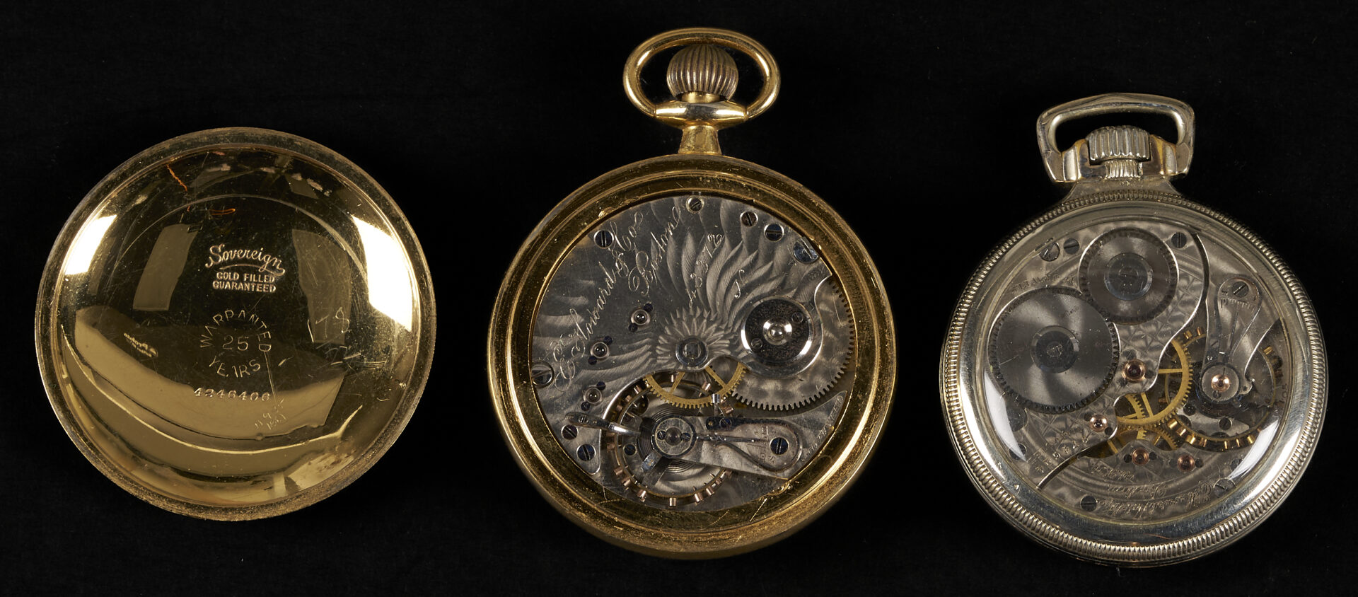 Lot 989: 5 Pocket Watches – 2 E. Howard, 3 Howard