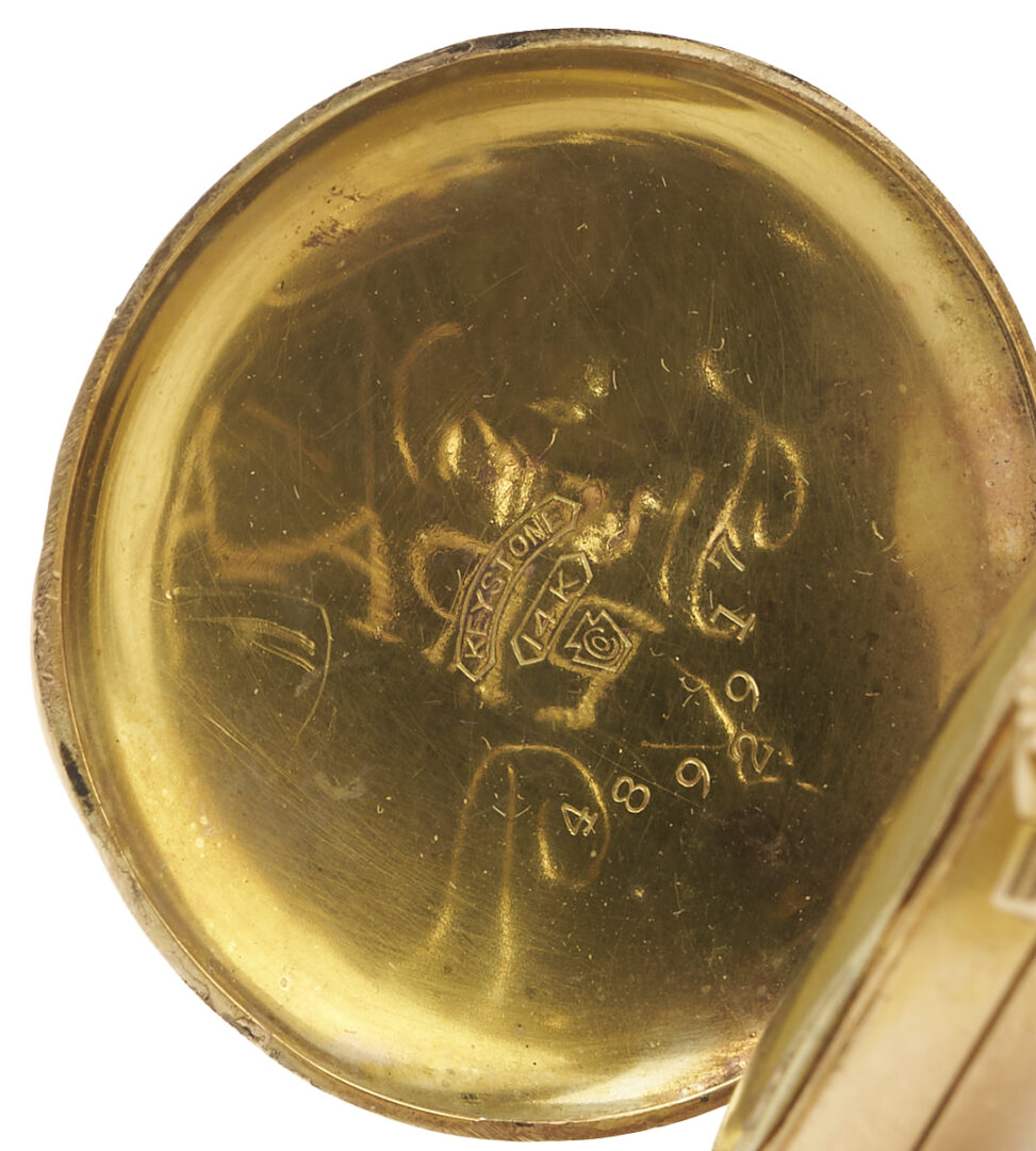 Lot 990: Ladies 14K Waltham Pocketwatch, Model 1898