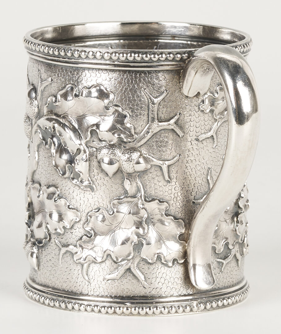 Lot 1001: Coin Silver Presentation Cup, U.S. President’s Mounted Guard