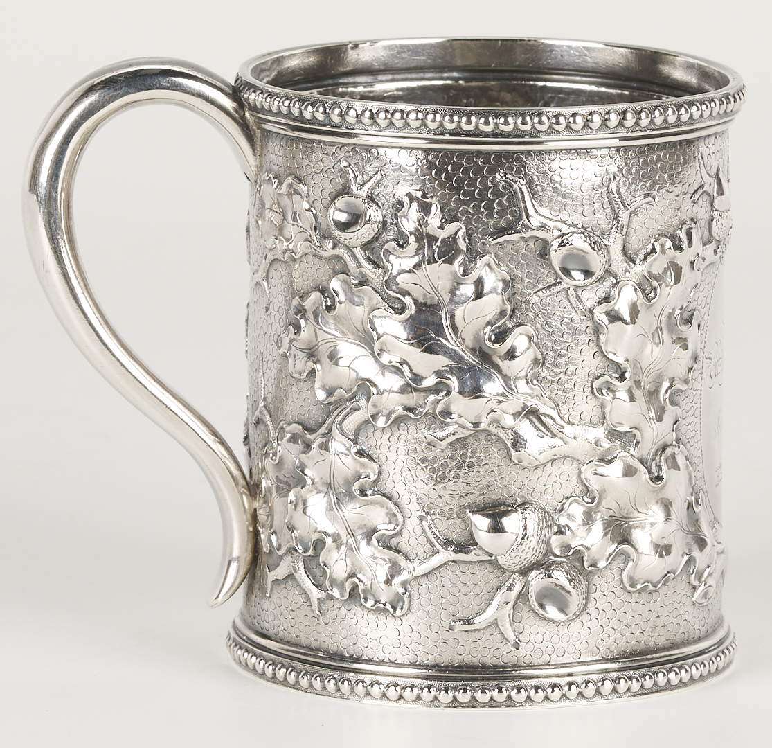 Lot 1001: Coin Silver Presentation Cup, U.S. President’s Mounted Guard