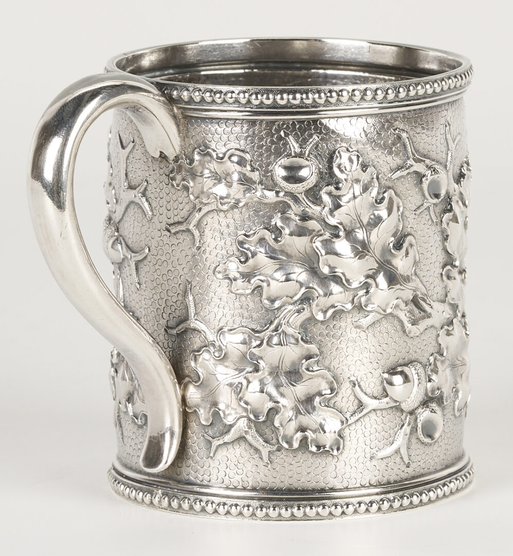 Lot 1001: Coin Silver Presentation Cup, U.S. President’s Mounted Guard