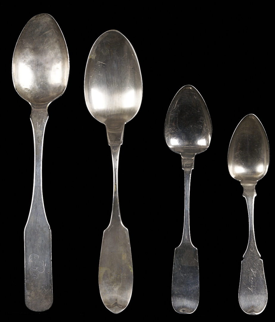 Lot 1005: 4 Pcs Coin Silver Incl. Cain, Tennessee & Connecticut