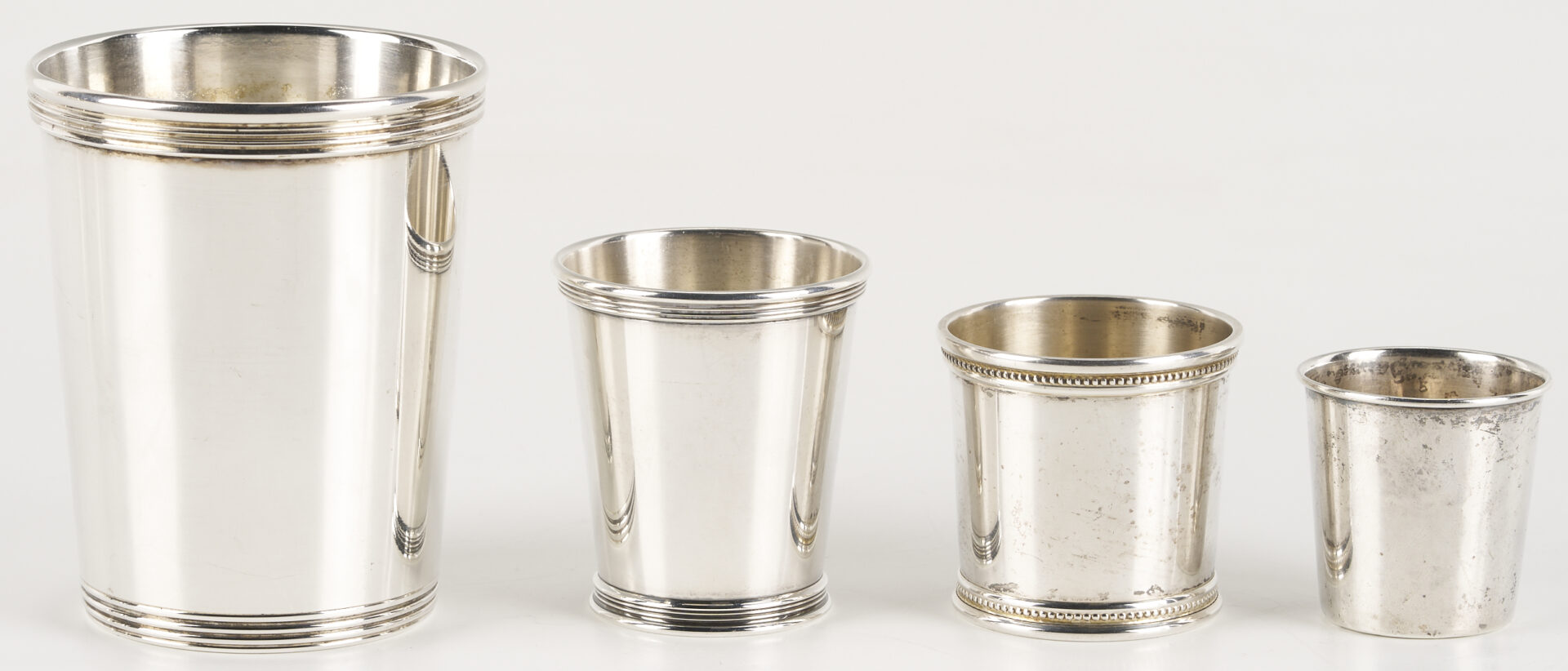 Lot 1006: 7 Julep & Shot Cups Incl. Derby & Trophy