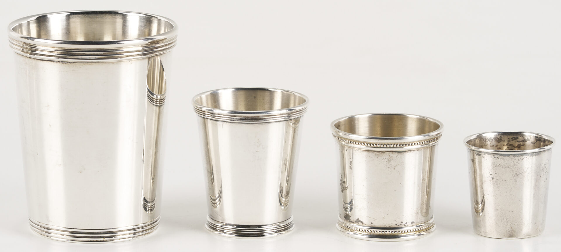 Lot 1006: 7 Julep & Shot Cups Incl. Derby & Trophy