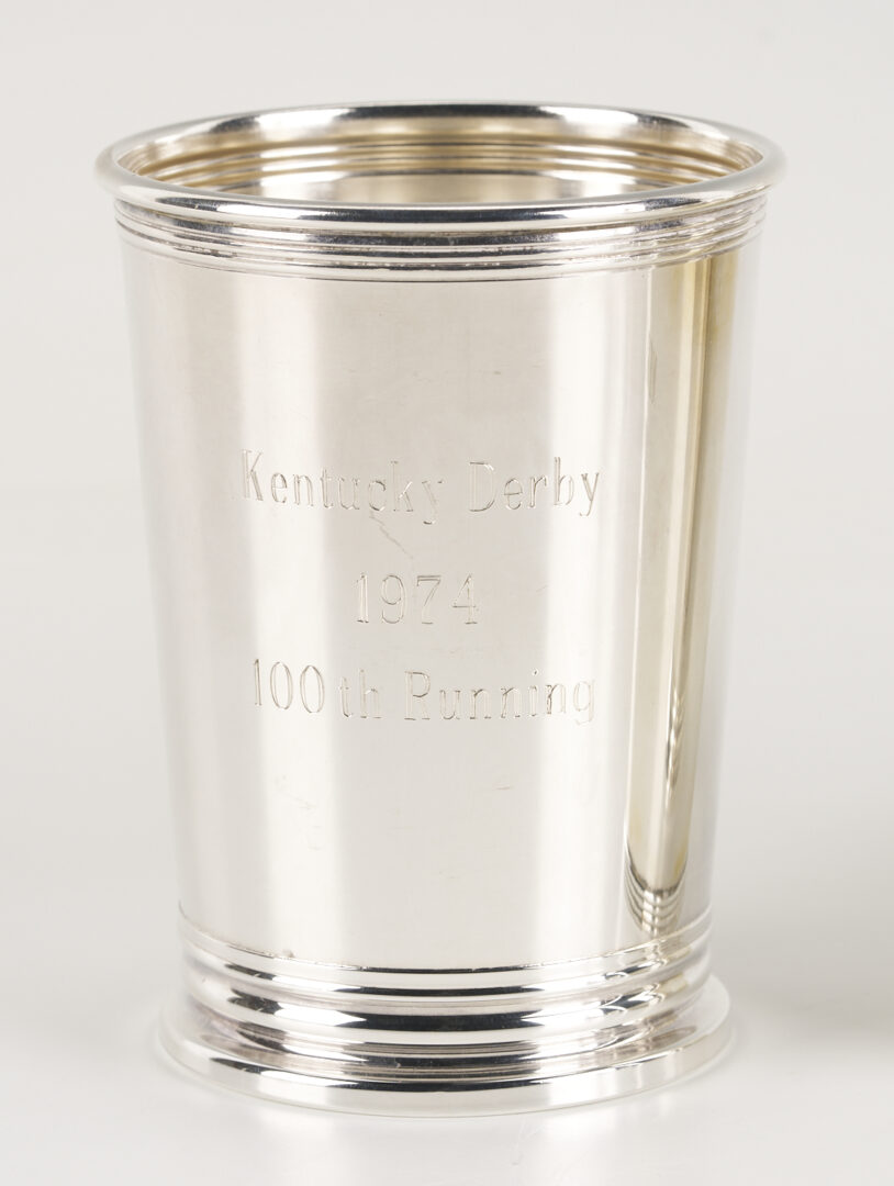 Lot 1006: 7 Julep & Shot Cups Incl. Derby & Trophy
