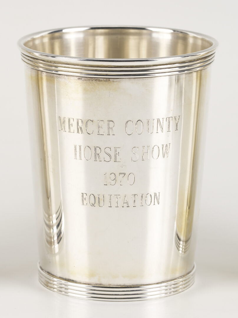 Lot 1006: 7 Julep & Shot Cups Incl. Derby & Trophy