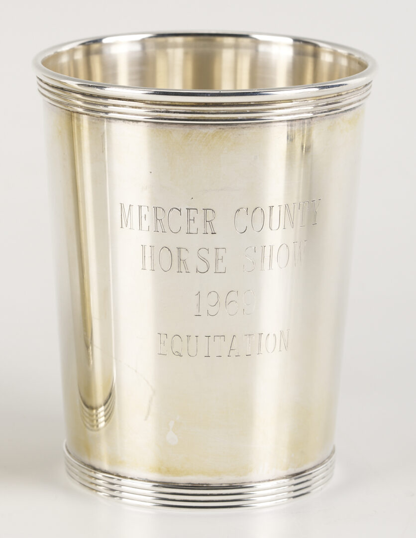 Lot 1006: 7 Julep & Shot Cups Incl. Derby & Trophy