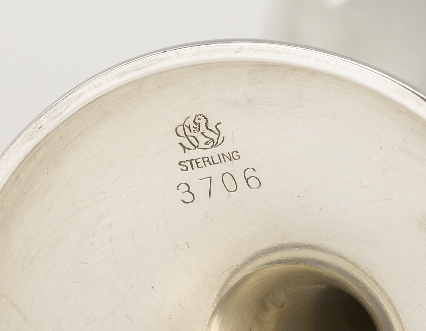 Lot 1007: 8 Frank Smith Mid Century Sterling Champagne or Cordial Goblets